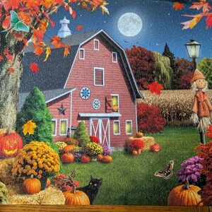White Mountain "Harvest Moon" 1,000 Piece Puzzle